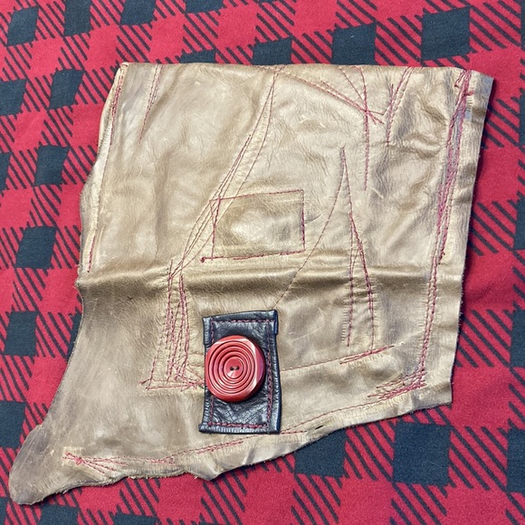 One of a kind, awesome, leather clutch - Picture 11 of 11